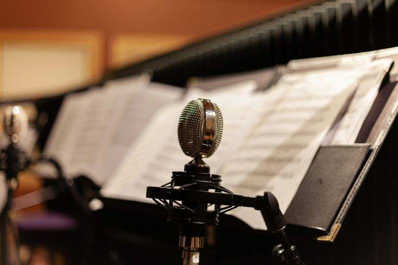 Voice-over recording
